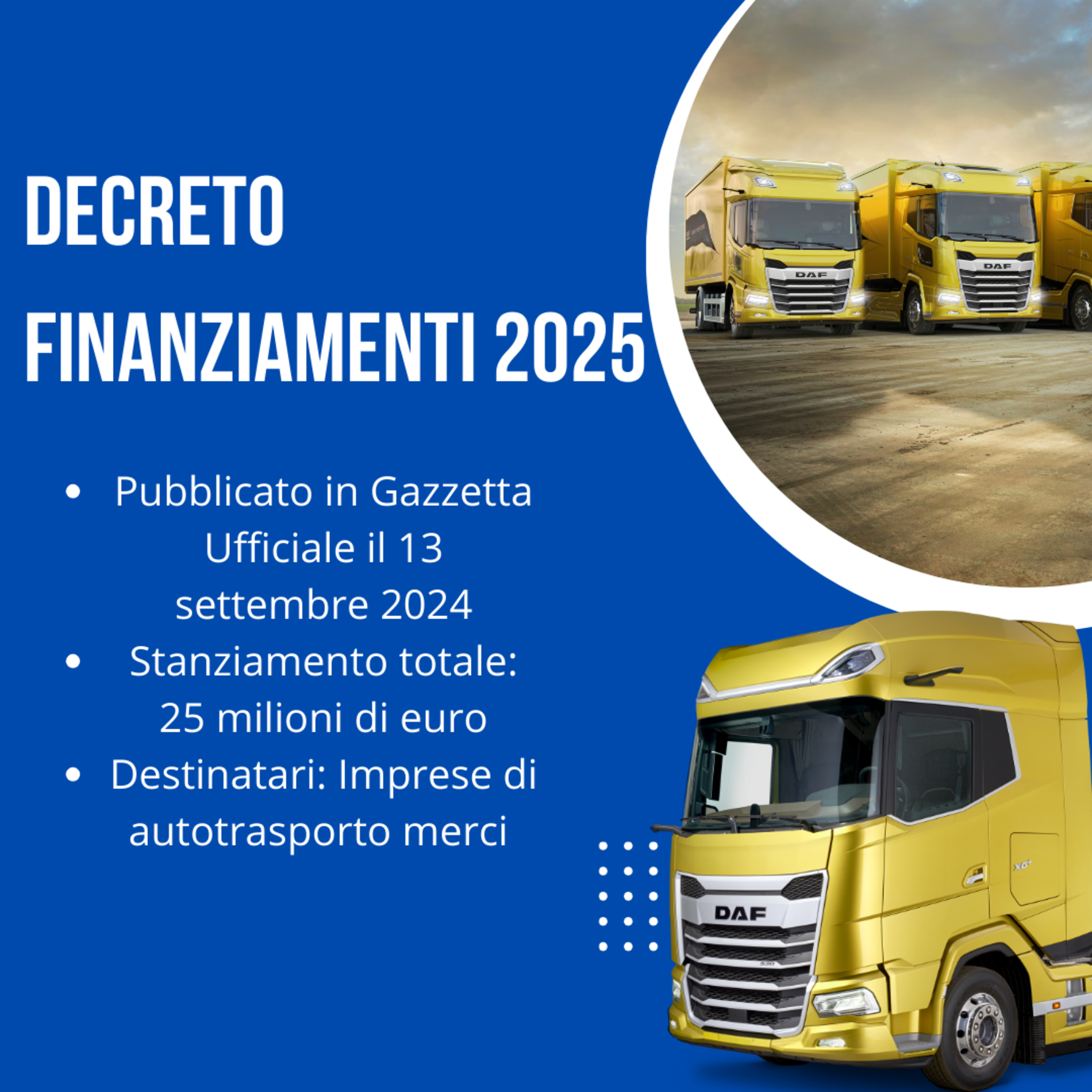 Decreto Investimenti per l'Autotrasporto 2024 - VEICOLI INDUSTRIALI PIVA S.R.L.